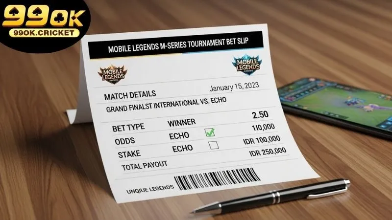 Cá cược giải MSeries Mobile Legends - Đấu trường đỉnh cao 3 Cách thức cá cược giải MSeries tại 99OK